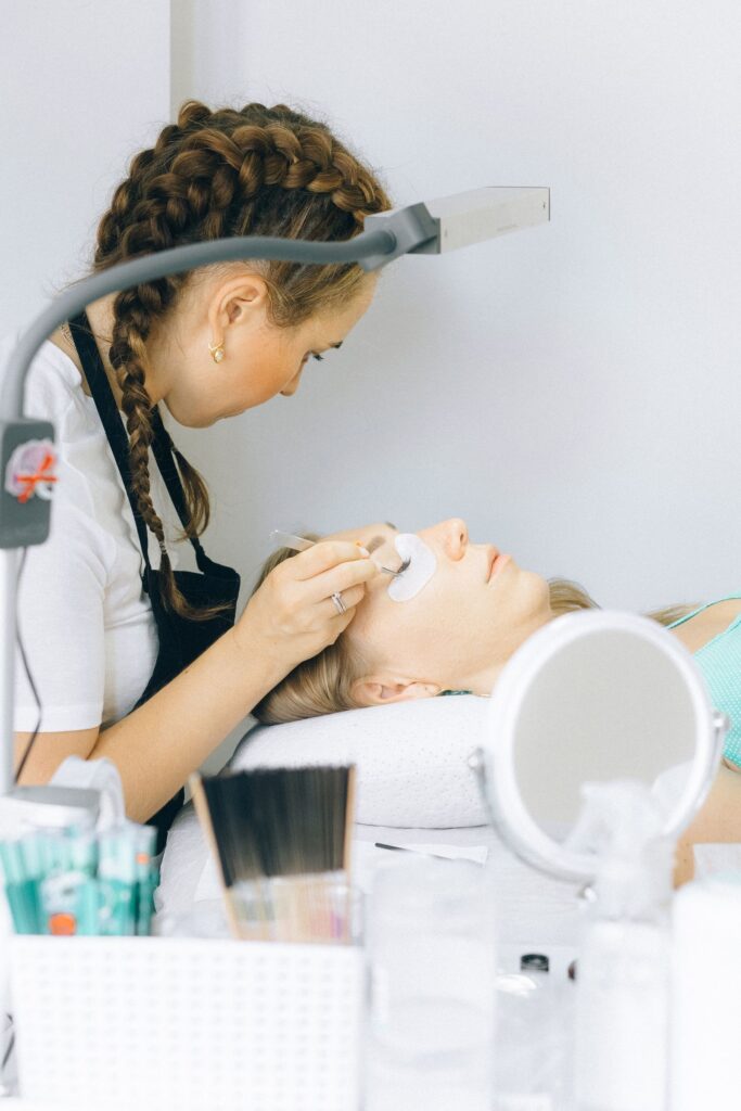 Koreansk Lash Lift behandling